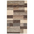 12' Beige Slate Gray And Brown Patchwork Runner Rug